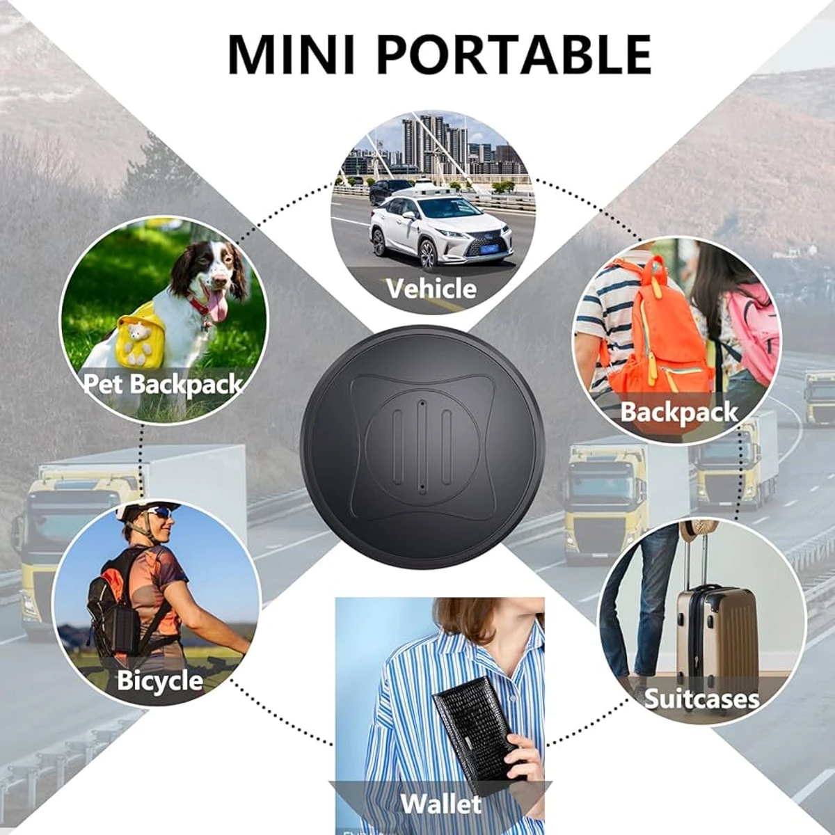 Mini Magnetic GPS Tracker GF-10 - Image 4