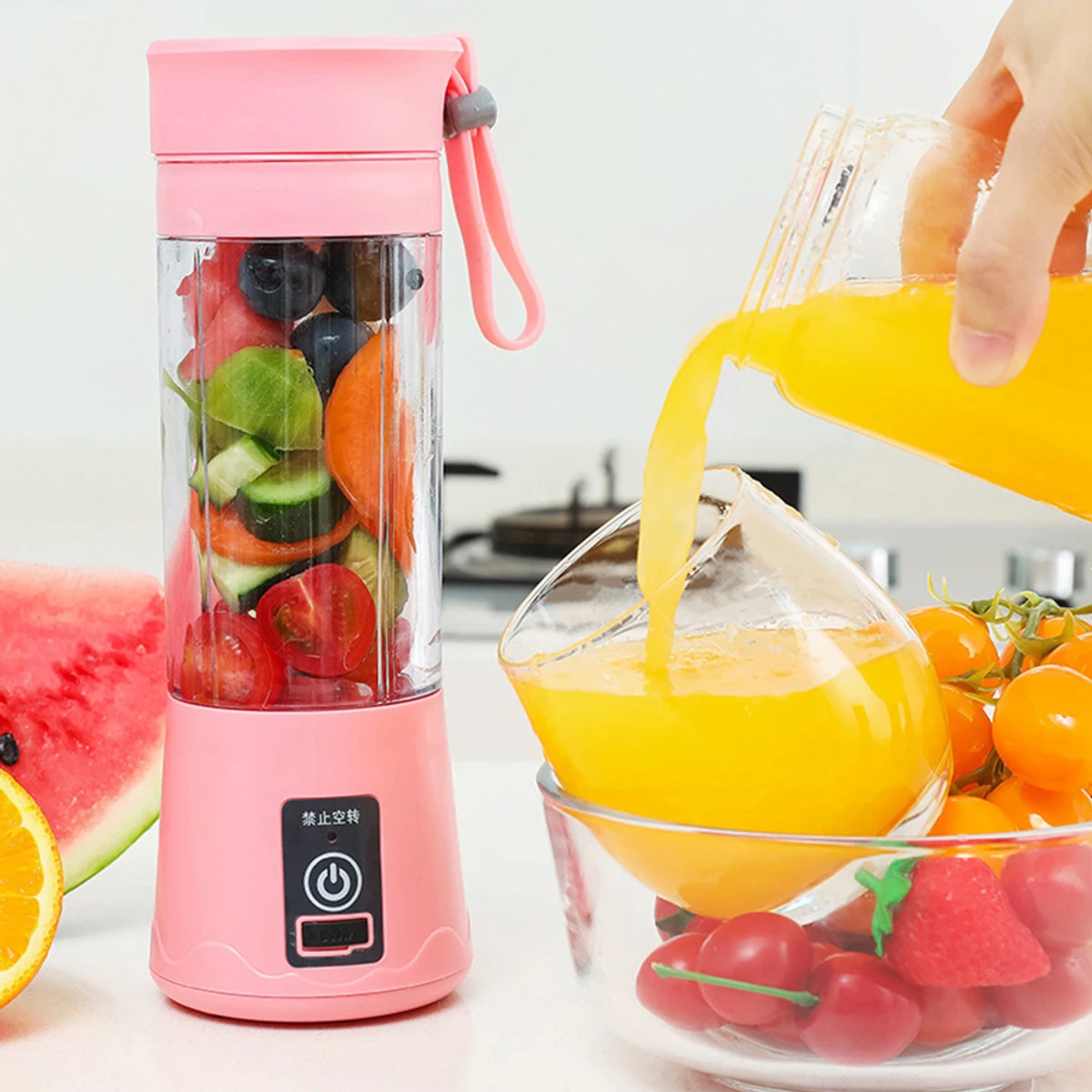 Portable Electric Rechargeable Juicer