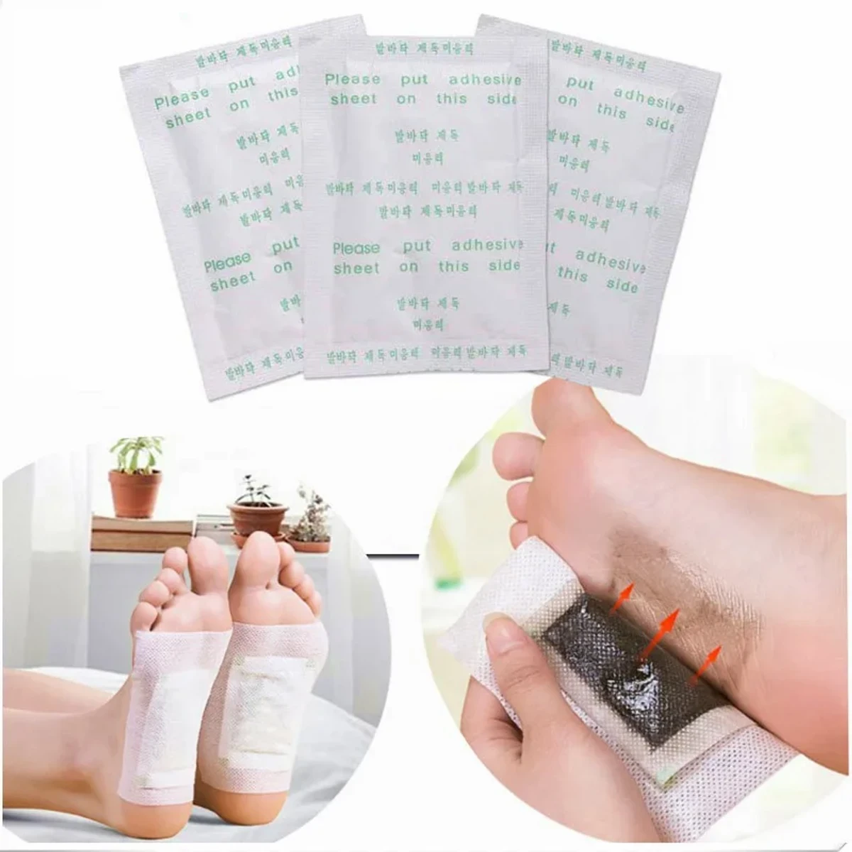 5 Packet  ( Free Delivery Charge ) Full Course  Kinoki Detox Foot Pads - Image 3