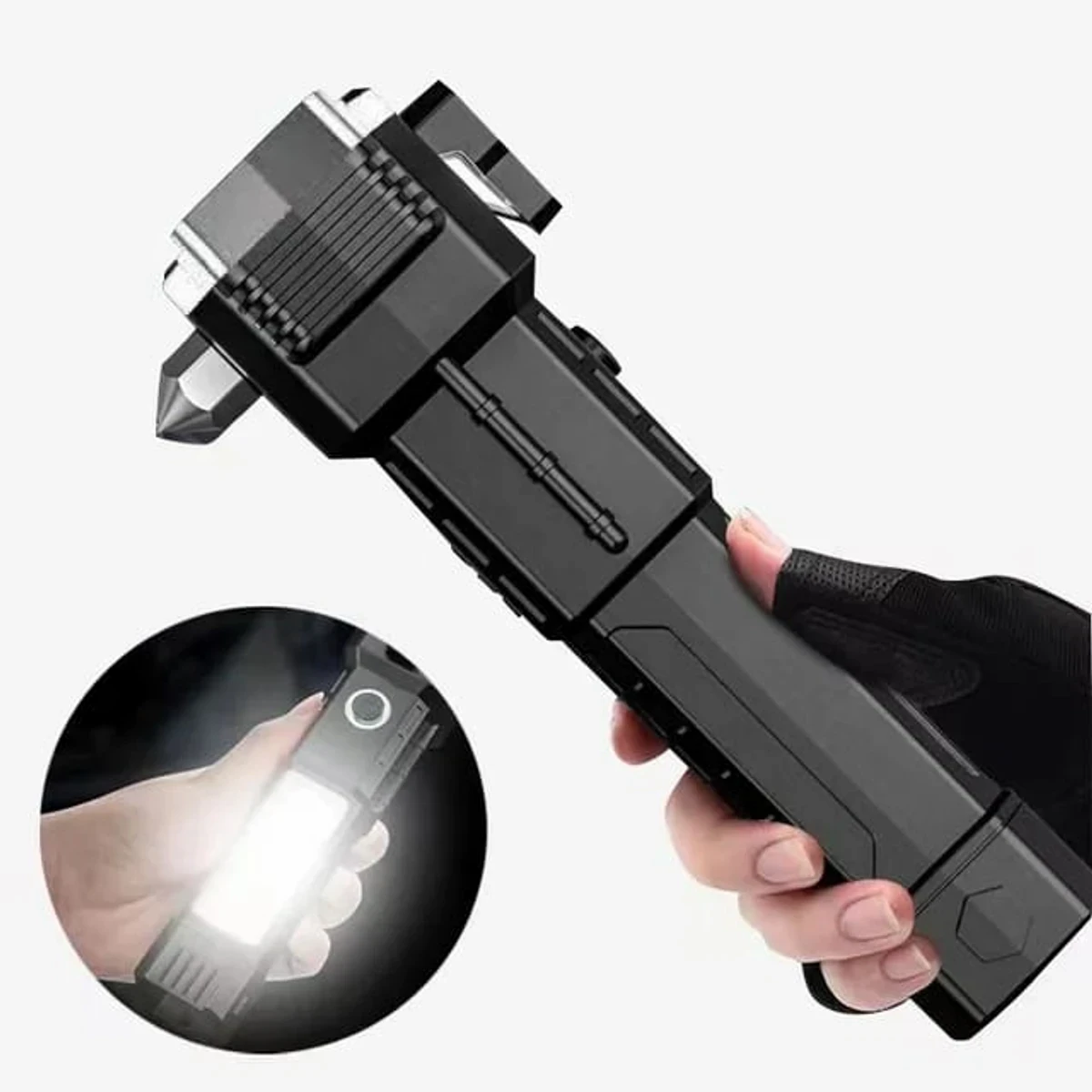 5 in 1 Torch Light With Power Bank