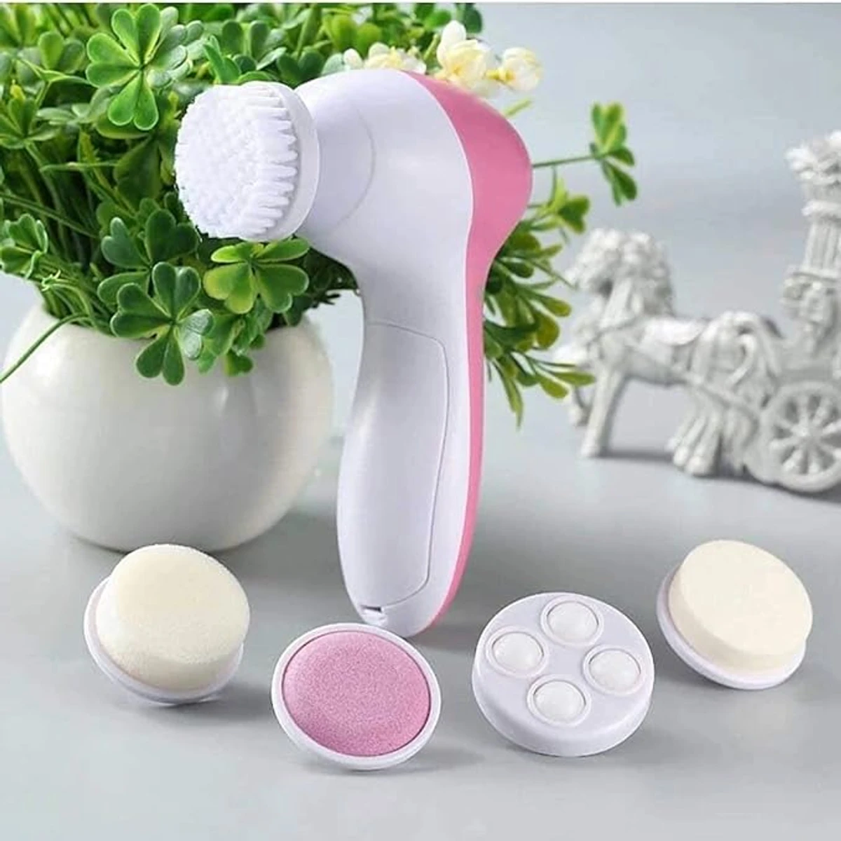 5 In 1 Electric Beauty Face Massager Brush (multicolor)