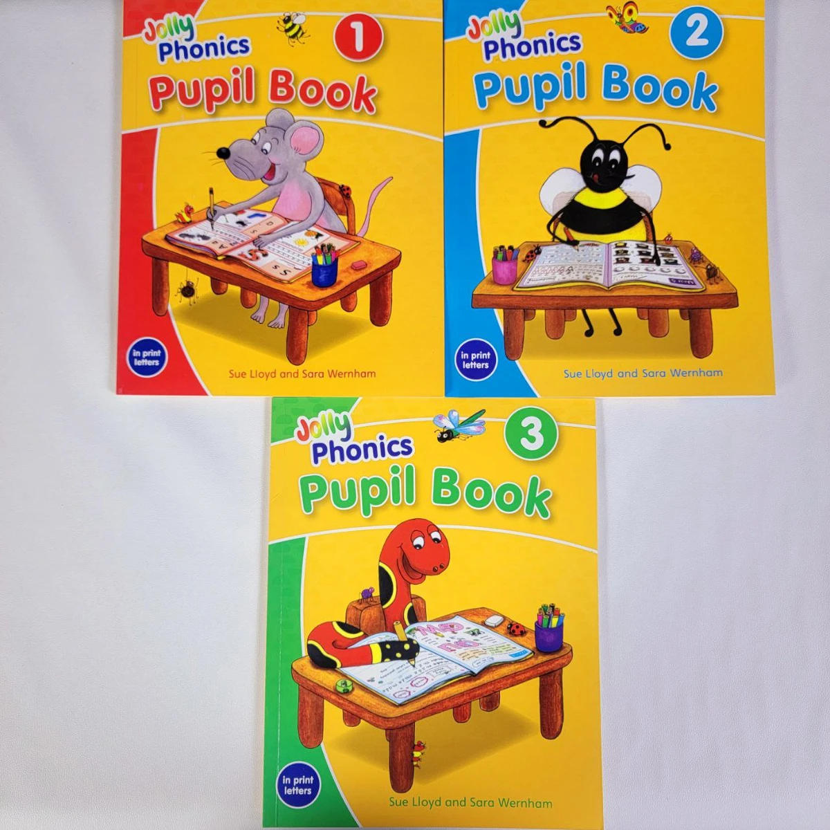 JOLLY PHONICS PUPLI BOOK- 1, 2 & 3 (Full Complete Package)