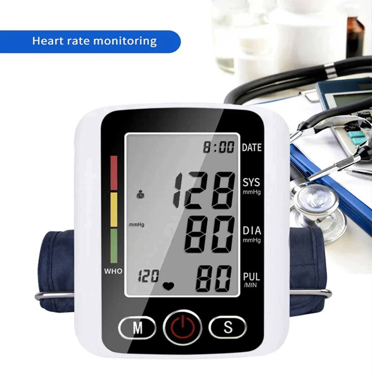 High Quality Digital Blood Pressure Monitor with Voice Function (৪ বছরের ওয়ারেন্টি) - Image 3