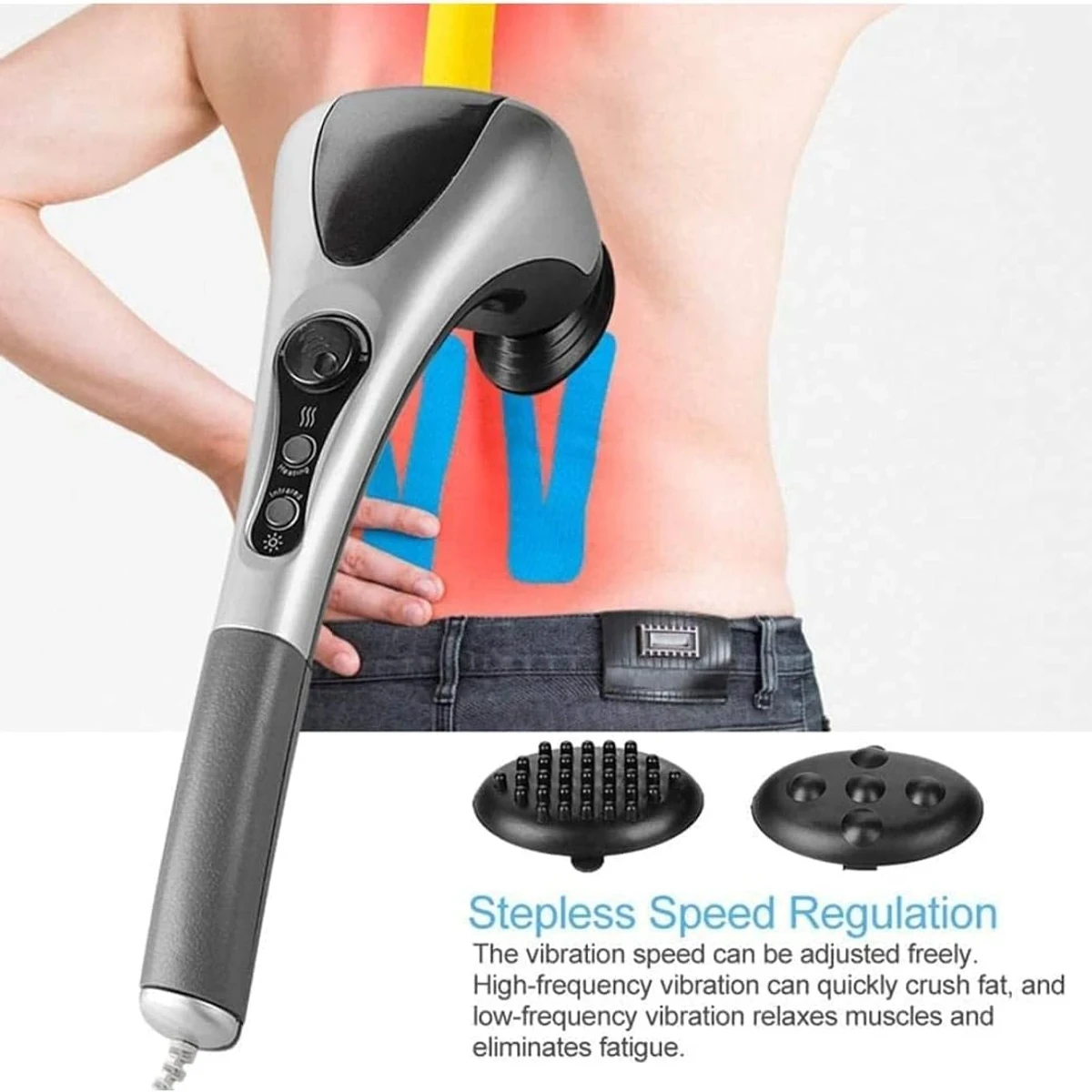 Double Heads Heating Massager - Image 5